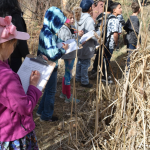 children learning outdoor hands on conservation education