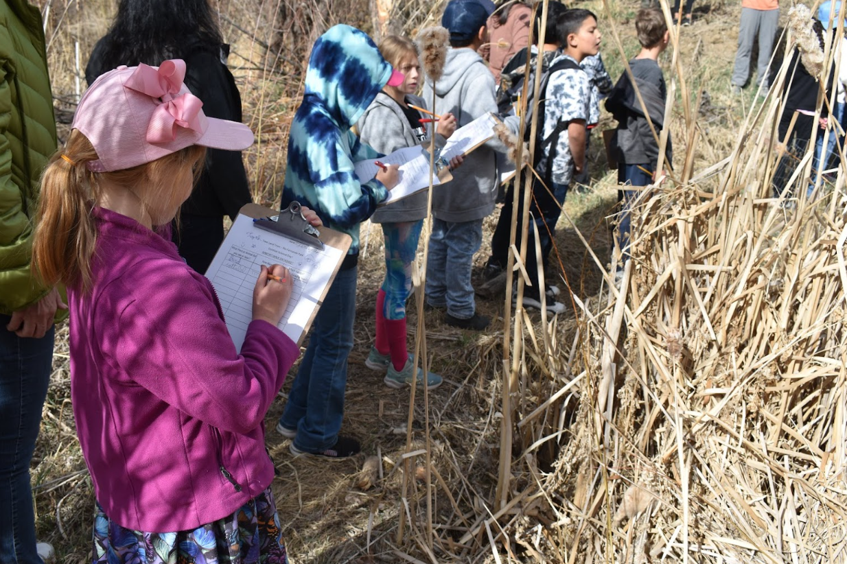 children learning outdoor hands on conservation education